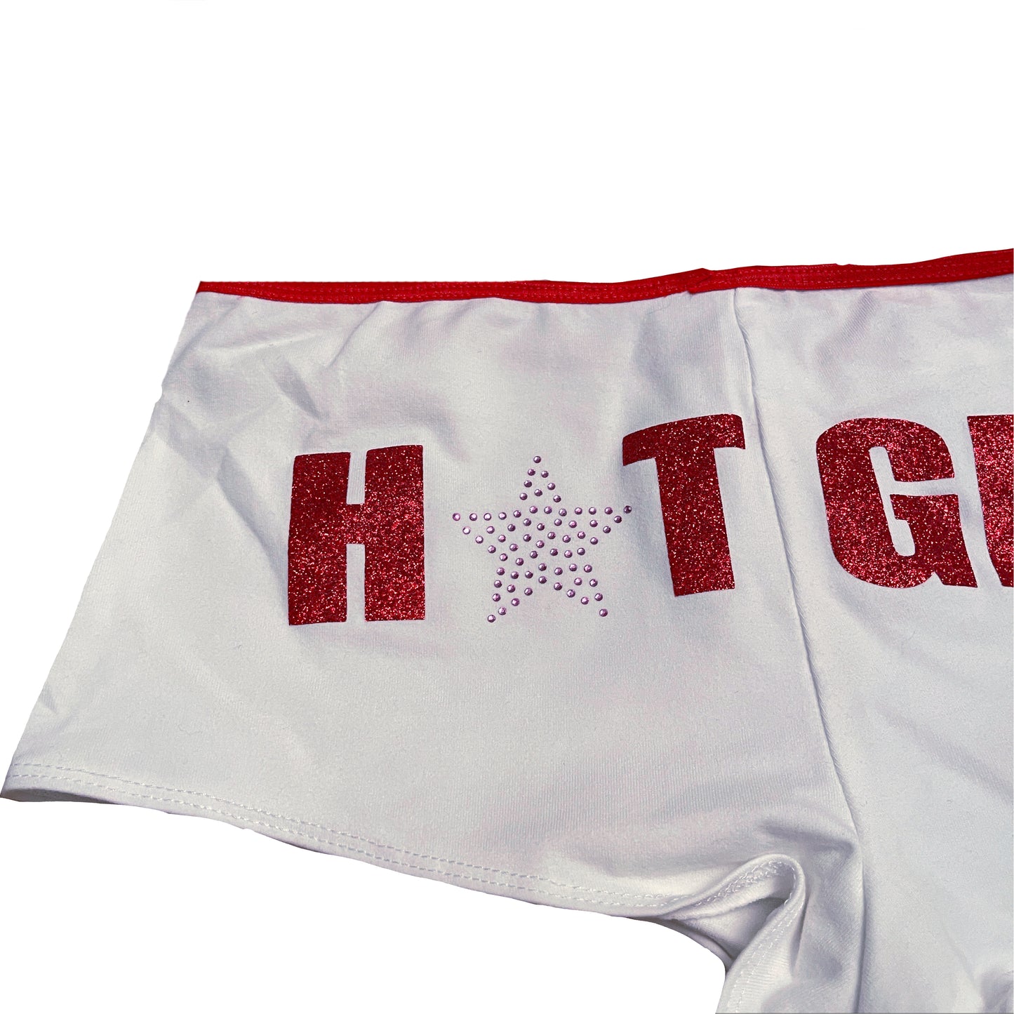 HOT GRL Lounge Shorts (White)