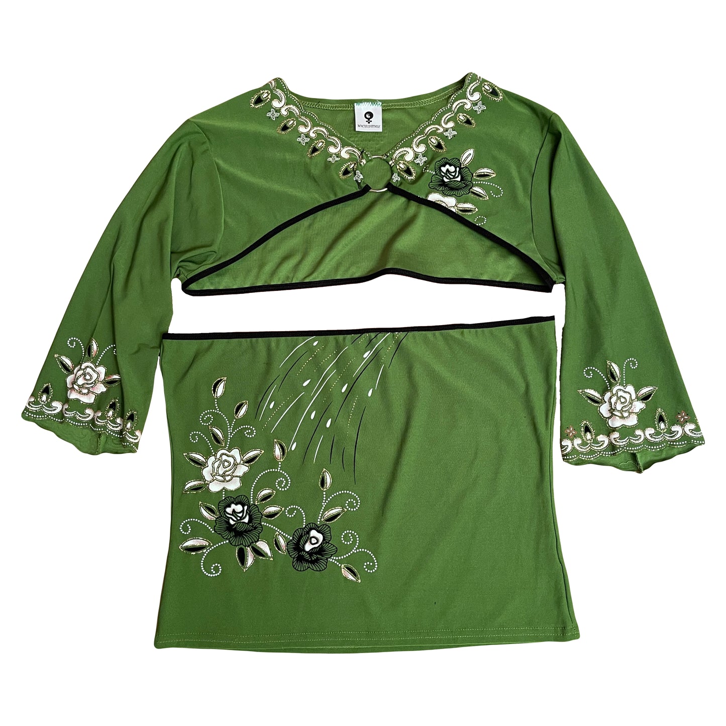 Green Y2K 2 Piece Set - Large